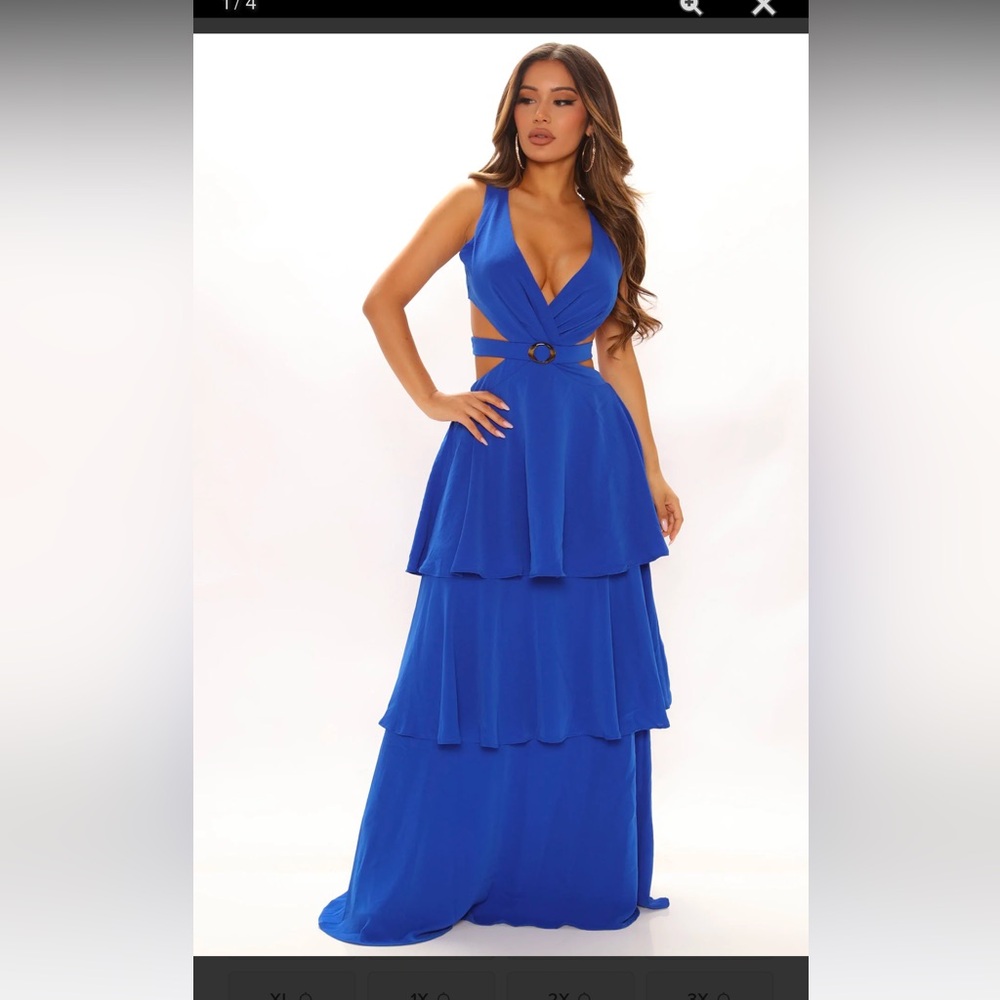 Navy Blue Maxi Dress